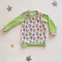 Pullover Shirt Heißluftballons in den Größen 56 – 128