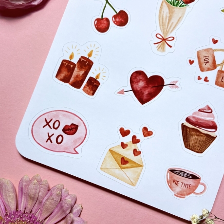 Zeit für Liebe - Sticker