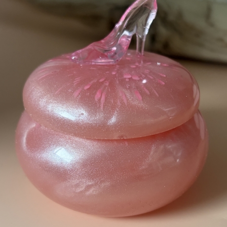 Kleine Handmade Schmuckdose „Pink High Heel“  