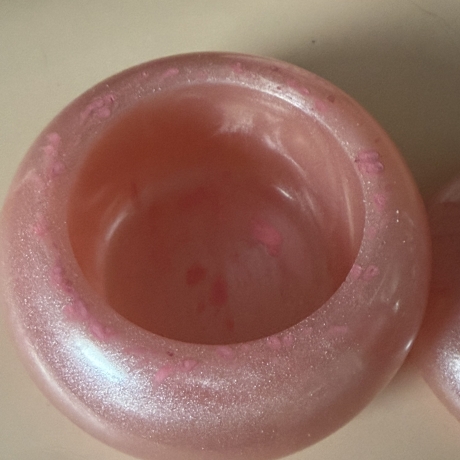 Kleine Handmade Schmuckdose „Pink High Heel“  