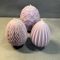 Osterei-Kerze 3er Set