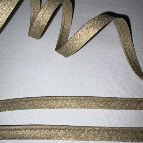 Paspelband gold 9 mm Biesenband goldfarben