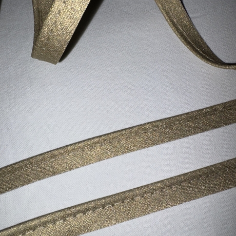 Paspelband gold 9 mm Biesenband goldfarben