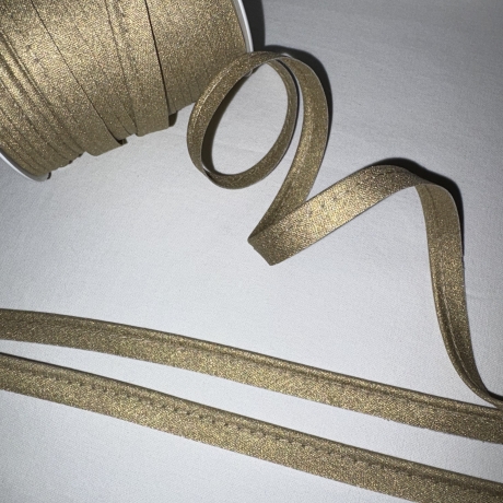 Paspelband gold 9 mm Biesenband goldfarben