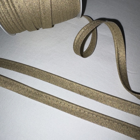 Paspelband gold 9 mm Biesenband goldfarben