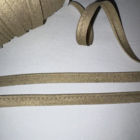 Paspelband gold 9 mm Biesenband goldfarben