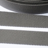Gurtband Baumwolle 30 mm dunkelgrau grau Baumwoll-Gurtband