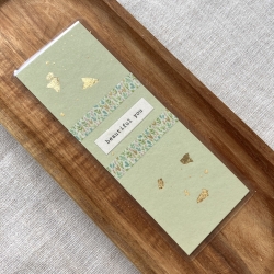 Lesezeichen • beautiful you • pastellgrün gold