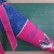 Schultüte Pegasus Name Stoff pink blau Zuckertüte Pferd Kissen
