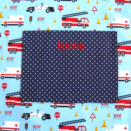 Kinderschürze  - Polizei/Feuerwehr - auf Wunsch personalisiert