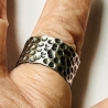 Bandring aus Silber „Bubbles“