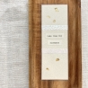 Lesezeichen • take time for slowness • beige gold Erholung