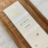 Lesezeichen • take time for slowness • beige gold Erholung