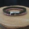 „CAT-Mom“ Multistrang-Armband mit Edelstahl-Magnetverschluss 