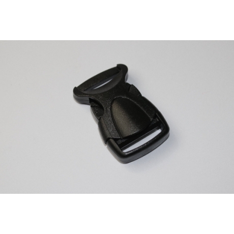 4x Steckverschluss 20 mm schwarz Kunststoff Steckschließer LE