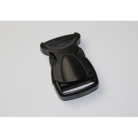 4x Steckverschluss 20 mm schwarz Kunststoff Steckschließer LE