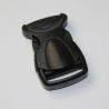 4x Steckverschluss 20 mm schwarz Kunststoff Steckschließer LE