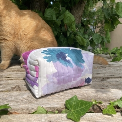 Kulturbeutel | Boxy Bag  | Blumen | Kosmetiktasche