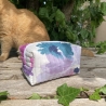 Kulturbeutel | Boxy Bag  | Blumen | Kosmetiktasche