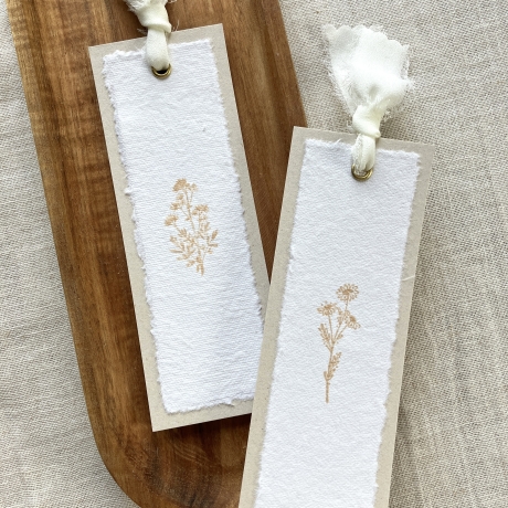 Natur-Lesezeichen • feine Zweige • Geschenk