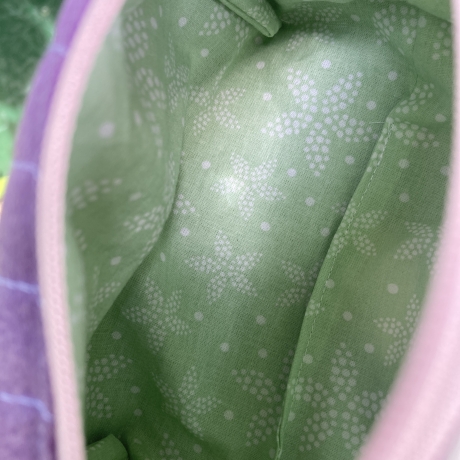 Kulturbeutel | Boxy Bag  | Blumen | Kosmetiktasche Größe M