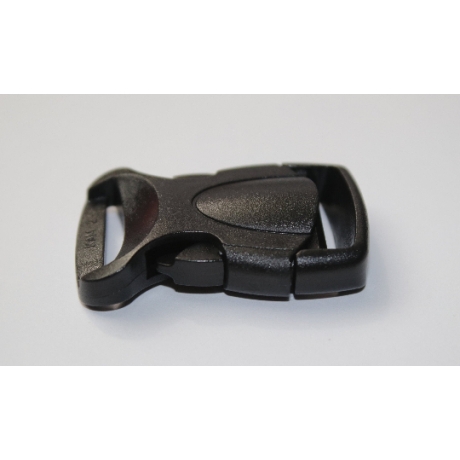 4x Steckverschluss 20 mm schwarz Kunststoff Steckschließer LE