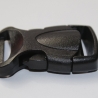 4x Steckverschluss 20 mm schwarz Kunststoff Steckschließer LE
