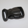 4x Steckverschluss 20 mm schwarz Kunststoff Steckschließer LE