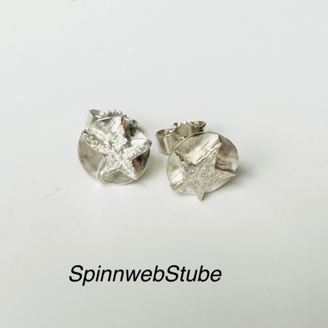 Ohrstecker aus Silber „Stern“
