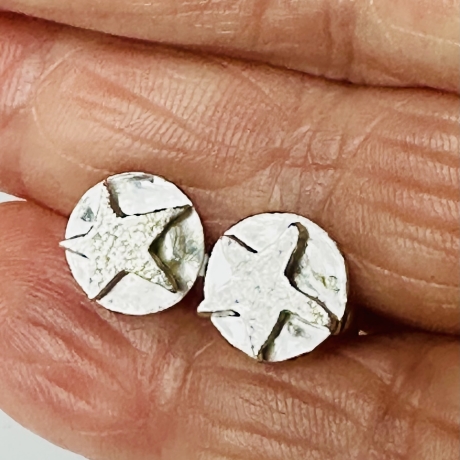 Ohrstecker aus Silber „Stern“