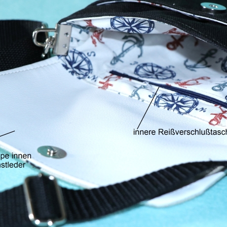 kleine beige Umhängetasche Damen/Clutch/Handtasche/Pinguin/