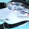 kleine beige Umhängetasche Damen/Clutch/Handtasche/Pinguin/