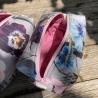 Kulturbeutel  | Boxy Bag gesteppt  | Blumen  | Kosmetiktasche