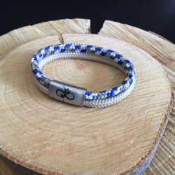 „Infinity“Multistrang-Armband mit Edelstahl-Magnetverschluss 