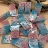 Handmade Dominosteine aus Epoxidharz – Dominos  Rosa und Blau 