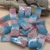 Handmade Dominosteine aus Epoxidharz – Dominos  Rosa und Blau 