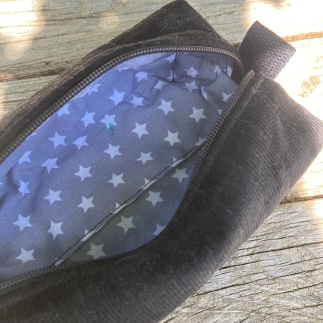 Universaltäschchen | Taschenorganizer |  Cord schwarz 