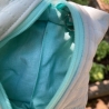 Mini Boxy Pastellmint gesteppt | Schlüsselanhänger 