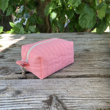 Mini Boxy Bag Apricot | Schlüsselanhänger | Taschenorganizer