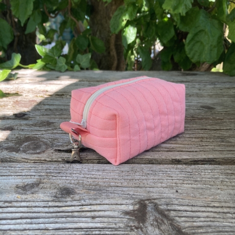 Mini Boxy Bag Apricot | Schlüsselanhänger | Taschenorganizer
