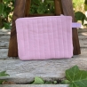 Gestepptes Täschchen rosa | Upcycling | Aufbewahrung 