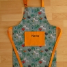 Kinderschürze - Esel und Pfauen /auf Wunsch personalisiert
