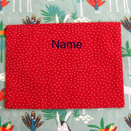 Kinderschürze - Esel und Pfauen /auf Wunsch personalisiert