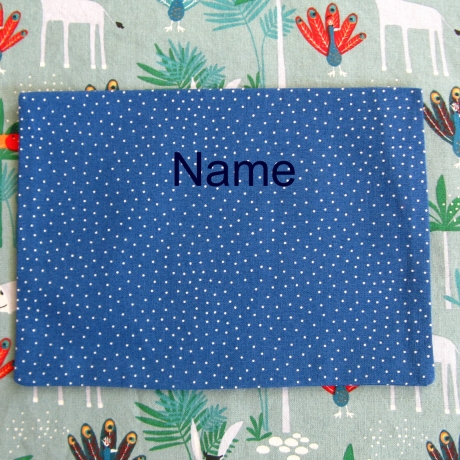 Kinderschürze - Esel und Pfauen /auf Wunsch personalisiert