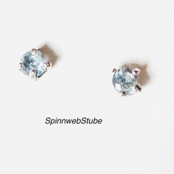 Ohrstecker aus Silber „Himmelblau“