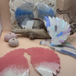 Handmade Engelsflügel aus Epoxidharz – 3 Farben | Unikate 