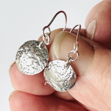 Hängeohrringe aus Silber 