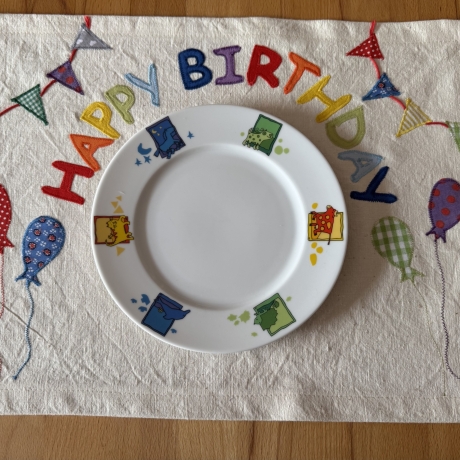 Personalisierbares Tischset *HAPPY BIRTHDAY* Geburtstag, 35x45cm 