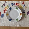 Personalisierbares Tischset *HAPPY BIRTHDAY* Geburtstag, 35x45cm 