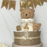 Windeltorte Bärchen neutral für Mädchen und Jungen